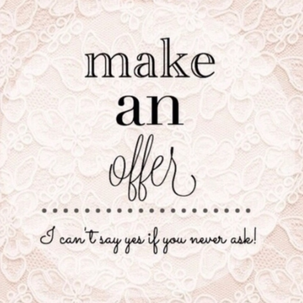 Reasonable offers welcome!